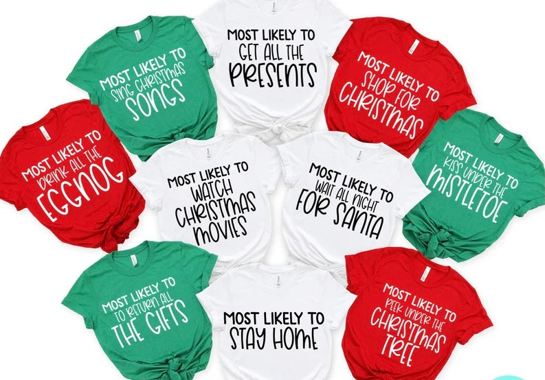 Most Likely Family Christmas Tees