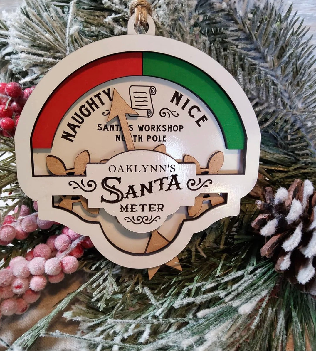 Santa Meter Ornament