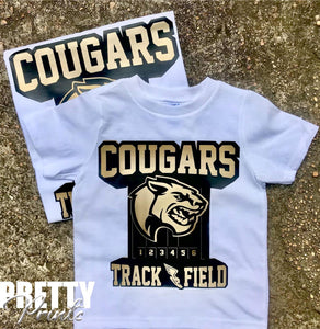 Cougars Track Tees